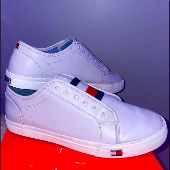 flag laceless sneaker tommy